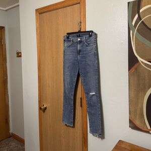 Citizens of Humanity "Rocket Crop" Size 28 Medium Wash Mid-Rise Skinny Leg Jeans